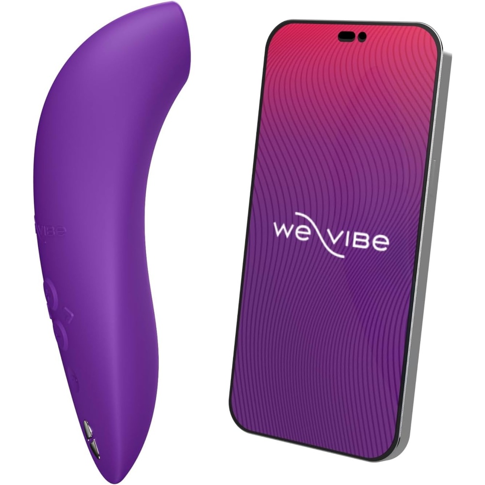 image:imageWeVibe Melt 2 Clitoris Vibrator  Clitoral Stimulator Adult Sex Toys for Women  Clit Sucker Female Personal Massager  App Control Suction Masturbator  12 Intensities amp 6 Sucking Patterns  Purple
