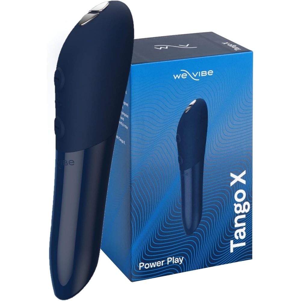 image:imageWeVibe Tango X Bullet Vibrator Sex Toy  Adult Toys for Women amp Couples  Vibrating Sex Toy for Her  Mini Clitoris Stimulator  8 Intensity Levels  Gifts for Women  Waterproof  Blue