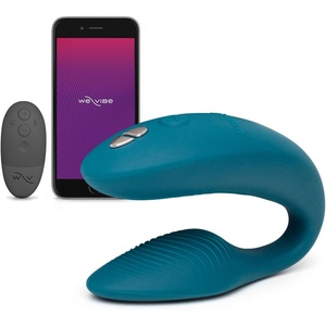 We-Vibe Sync 2 Couples Vibrator | Wearable Remote Control Vibrating Adult Sex Toy | App Controlled G Spot & Clitoral Stimulator | Dual Stimulation with 10 Speeds | Waterproof & Rechargeable | Green(Green)