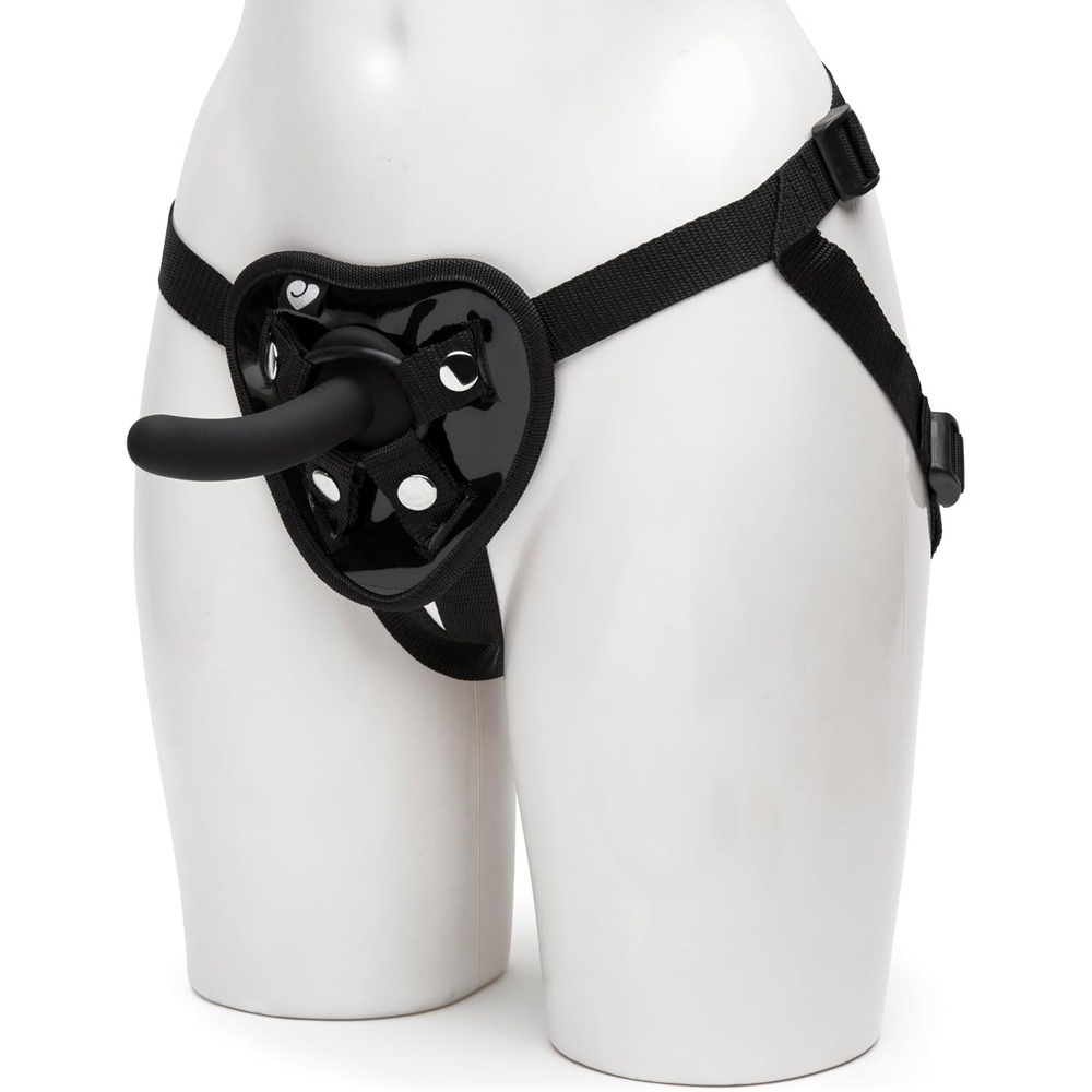 image:imageLovehoney Beginners Unisex Strap On Dildo amp Harness Kit  5 Inch Silicone Strap On for Pegging Play  Adjustable Harness Set with 3 ORings  Anal Dildo Adult Sex Toy  Couples Gift  Black