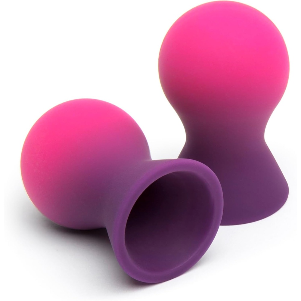 image:imageLovehoney Color Changing Nipple Suckers  Silicone Nipple Sucking Toys  BDSM Beginner Sex Toy Gifts for Women  Vacuum Cupping Breast Stimulation Suction Cups  Couples Adult Sex GamesColor Changing