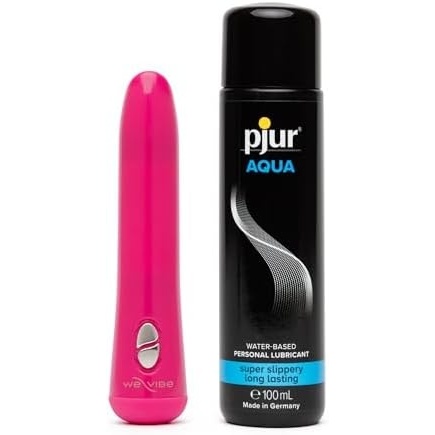image:imageWeVibe Tango Pink Powerful Clitoral Bullet Vibrator amp Pjur Aqua Water Based Personal Lubricant 34 fl oz  Gifts for Women Sex Toys Bundle
