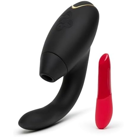 image:imageWomanizer InsideOut Black Dual Stimulation Pleasure Air Clitoris Stimulator Rabbit Vibrator amp WeVibe Tango X Red Powerful Mini Massager Vibrator  Couples Sex Toys Bundle