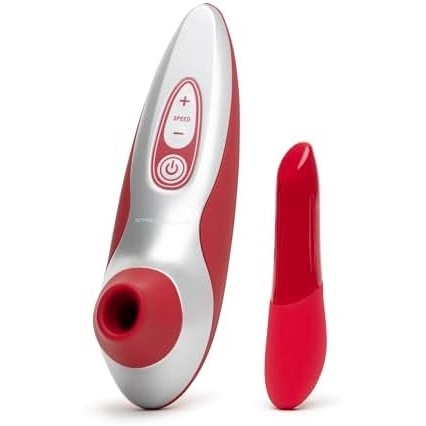 image:imageWomanizer Pro40 Red Pleasure Air Clitoris Sucker amp WeVibe Tango X Red Massage Bullet Vibrator  Female Sex Toys Bundle