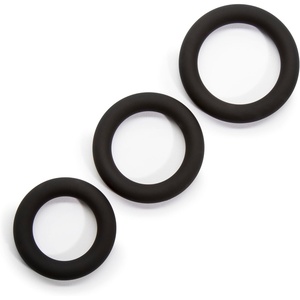 Lovehoney Get Hard Extra Thick Love Ring Set – Hypoallergenic Silicone – Pack of 3