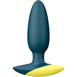 ROMP Bass Vibrating Butt Plug | Silicone Anal Plug for Men, Women & Couples | 6 Vibration Modes | Prostate Massager | Waterproof Adult Toy | 4 Inch(Dark Green)