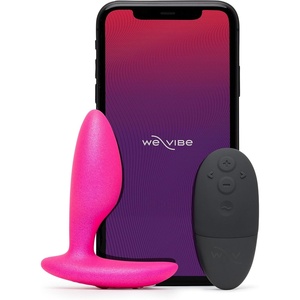 We-Vibe Ditto+ Vibrating Butt Plug | App & Remote Control Vibe for Men, Women & Couples | Vibrator with 10 Modes | Silicone Butt Plug | Waterproof Anal Toy | Rechargeable Adult Sex Toys | Cosmic Pink