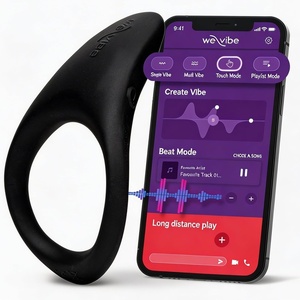 We-Vibe Verge 2 Vibrating Cock Ring Adult Toy | Men’s Perineum Vibrators | App Control Penis Ring with 10 Vibrations | Male Vibrator Silicone Games & Gifts | Wearable Adult Sex Toys for Men & Couples